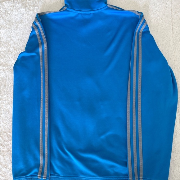 Adidas Men’s Blue Performance Track Jacket – Full Zip, Size M - Picture 3 of 3
